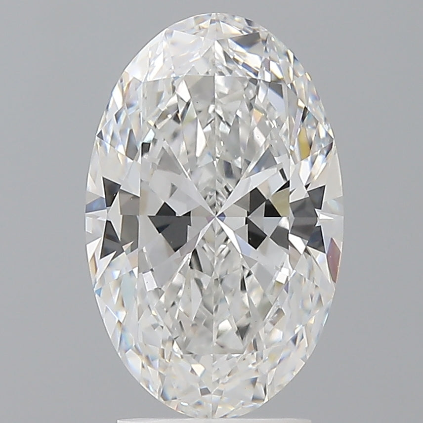 3.01 Carat Oval Shaped, Ideal Cut, E Color, VS1 Clarity, IGI Certified Lab Grown Diamond