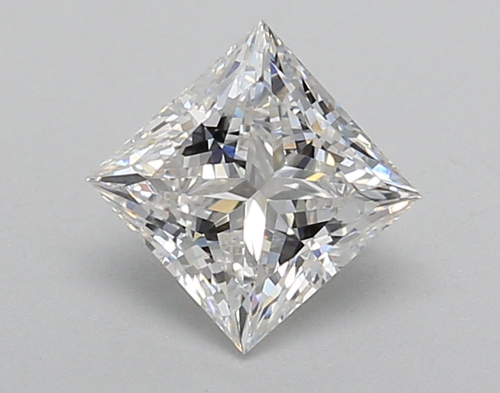 1.00 Carat Princess Shaped, Very Good Cut, E Color, VVS2 Clarity, IGI Certified Lab Grown Diamond