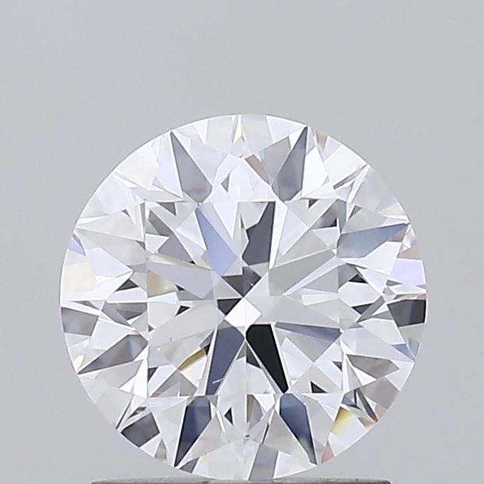 1.52 Carat Round Shaped, Ideal Cut, D Color, VS2 Clarity, IGI Certified Lab Grown Diamond