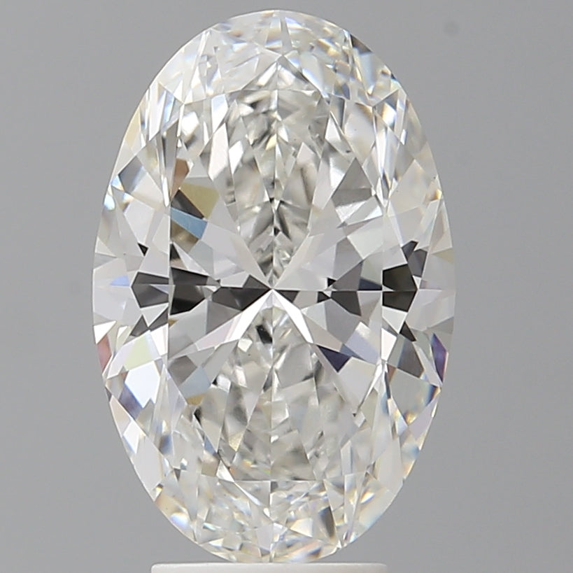 4.57 Carat Oval Shaped, Ideal Cut, E Color, VVS2 Clarity, IGI Certified Lab Grown Diamond