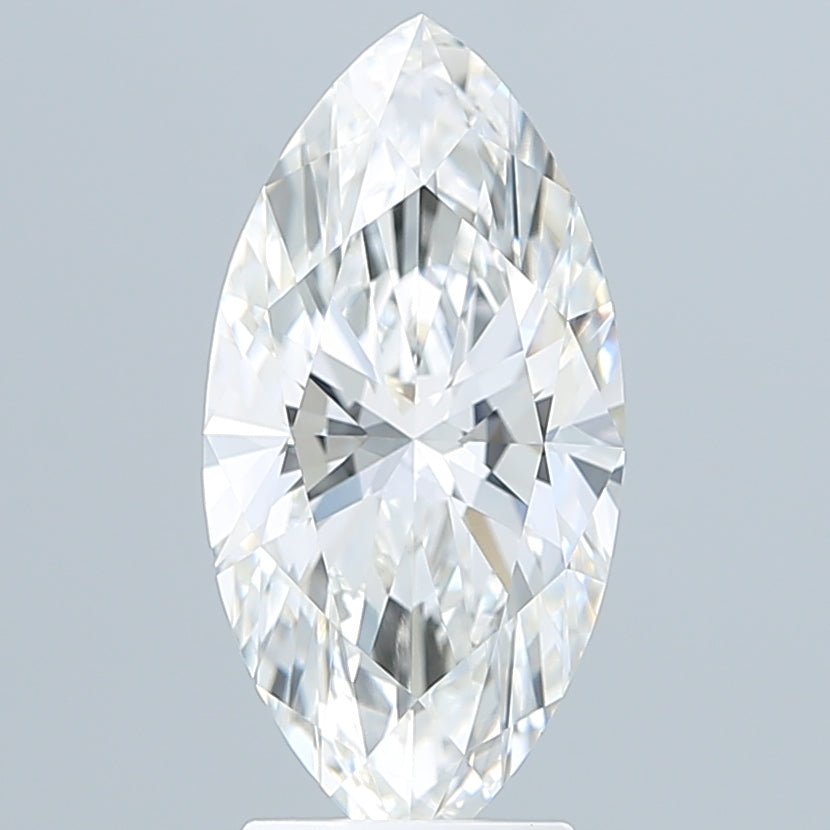 3.09 Carat Marquise Shaped, Ideal Cut, F Color, VVS1 Clarity, IGI Certified Lab Grown Diamond