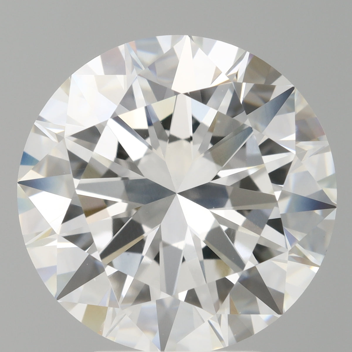 5.07 Carat Round Shaped, Excellent Cut, F Color, VVS2 Clarity, IGI Certified Lab Grown Diamond