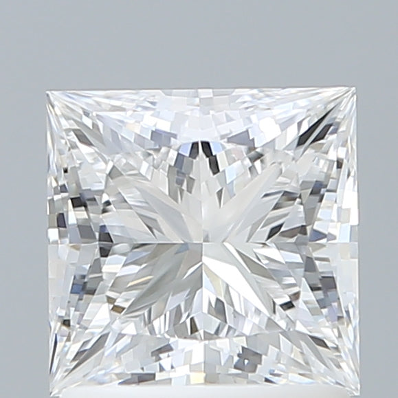 1.52 Carat Princess Shaped, Ideal Cut, D Color, VS1 Clarity, IGI Certified Lab Grown Diamond