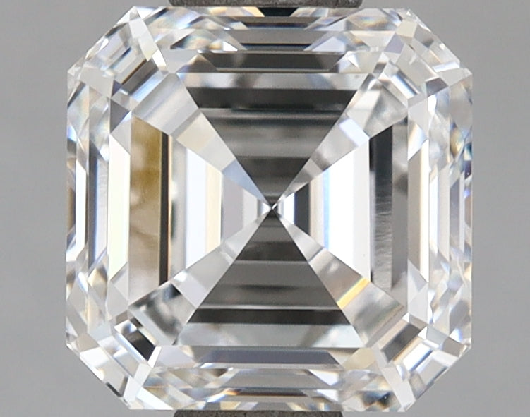 1.73 Carat Asscher Shaped, Ideal Cut, E Color, VVS1 Clarity, IGI Certified Lab Grown Diamond