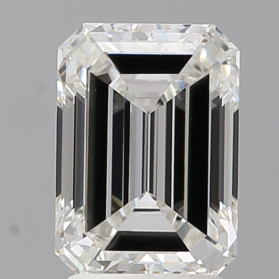 2.54 Carat Emerald Shaped, Ideal Cut, F Color, VS1 Clarity, IGI Certified Lab Grown Diamond