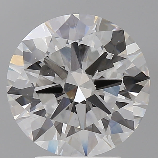 3.55 Carat Round Shaped, Excellent Cut, E Color, VS1 Clarity, IGI Certified Lab Grown Diamond