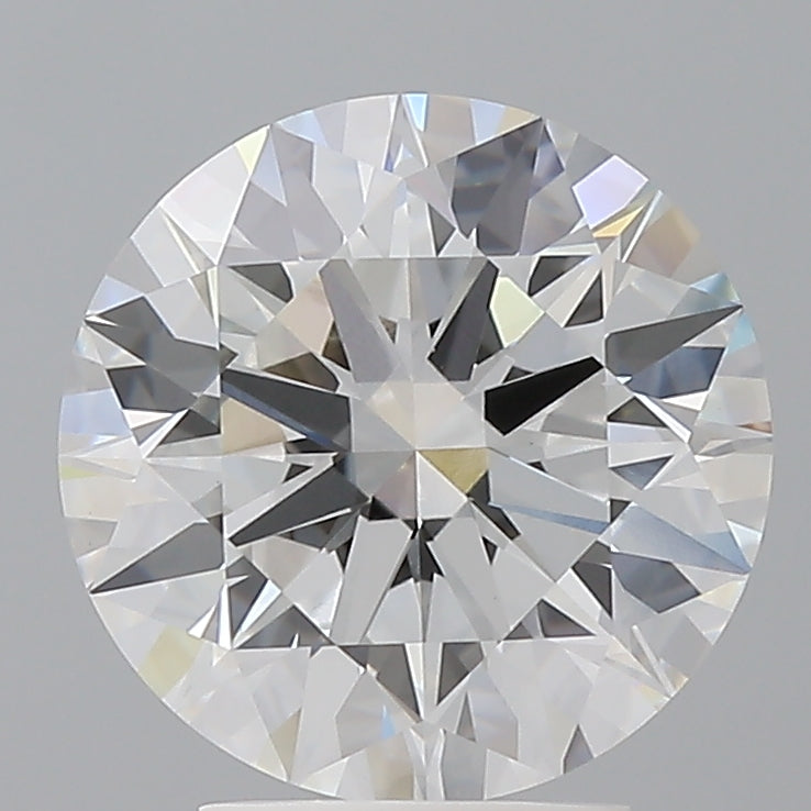 3.58 Carat Round Shaped, Ideal Cut, E Color, VVS2 Clarity, IGI Certified Lab Grown Diamond