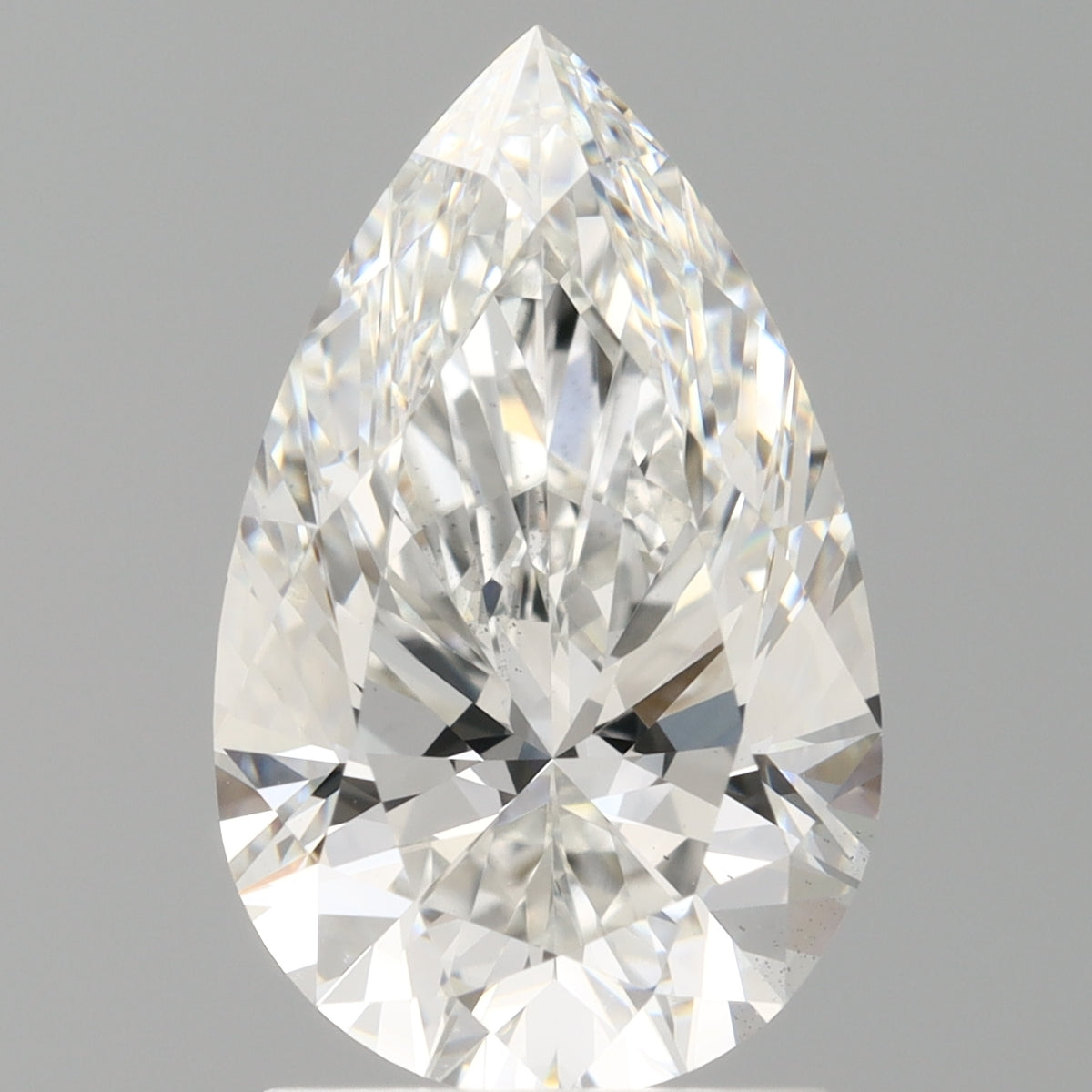 2.04 Carat Pear Shaped, Ideal Cut, E Color, VS2 Clarity, IGI Certified Lab Grown Diamond