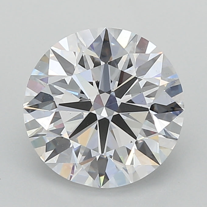 2.02 Carat Round Shaped, Ideal Cut, D Color, VS2 Clarity, IGI Certified Lab Grown Diamond