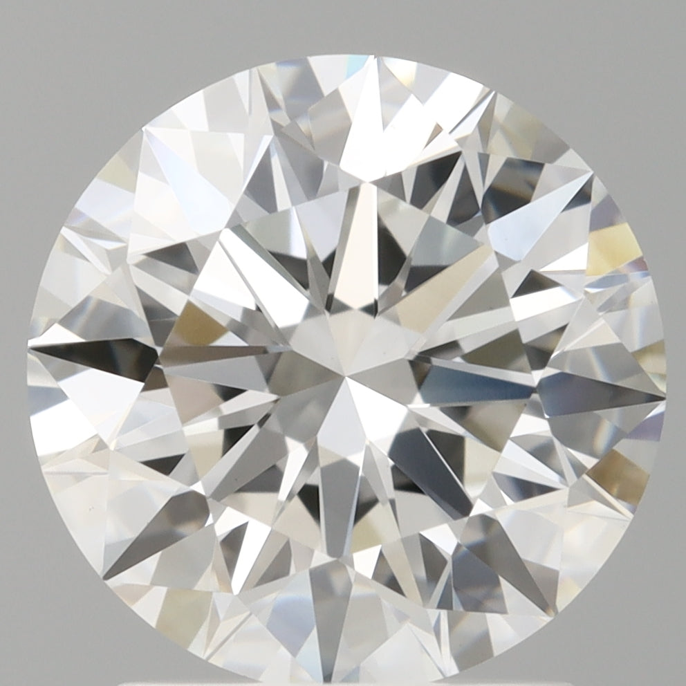 2.10 Carat Round Shaped, Ideal Cut, E Color, VVS2 Clarity, IGI Certified Lab Grown Diamond