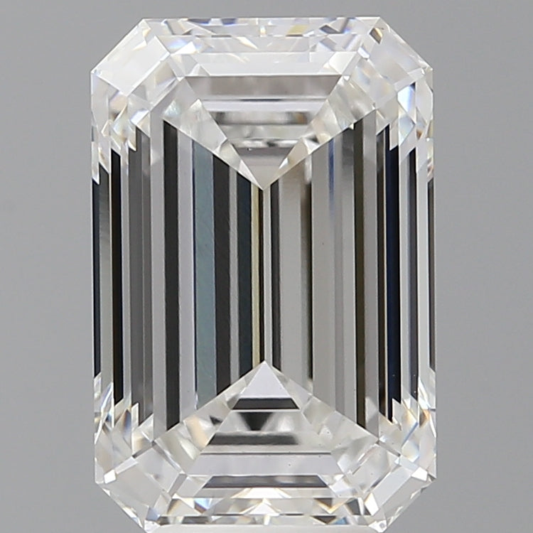 6.03 Carat Emerald Shaped, Ideal Cut, E Color, VS1 Clarity, IGI Certified Lab Grown Diamond