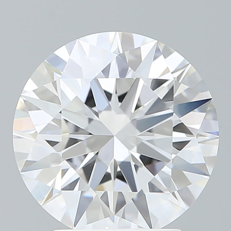 2.87 Carat Round Shaped, Ideal Cut, E Color, VVS2 Clarity, IGI Certified Lab Grown Diamond