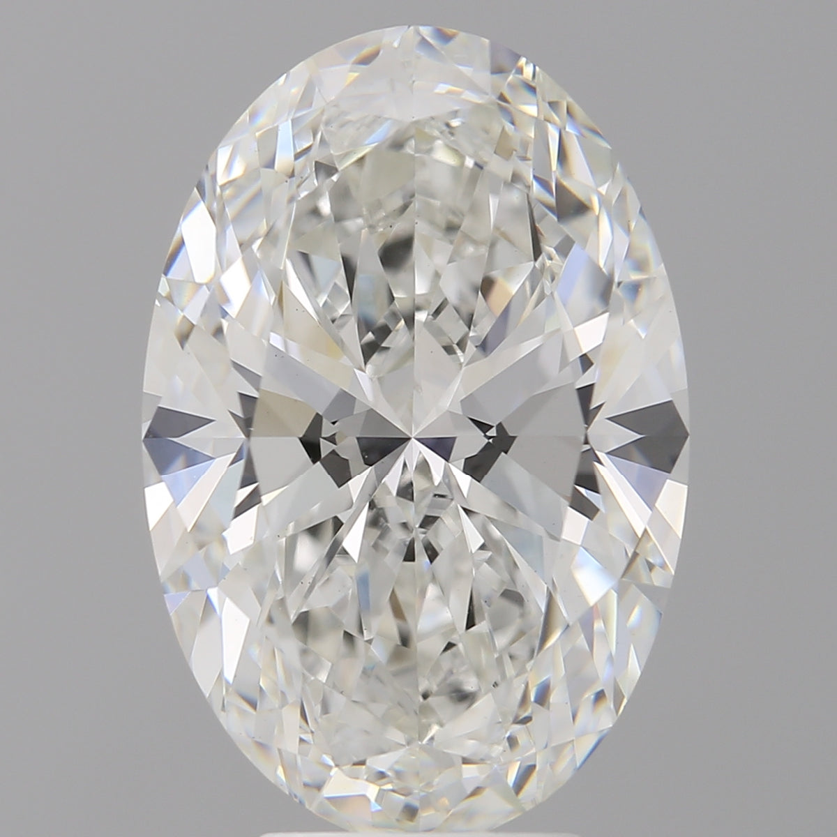 6.02 Carat Oval Shaped, Ideal Cut, F Color, VVS2 Clarity, IGI Certified Lab Grown Diamond