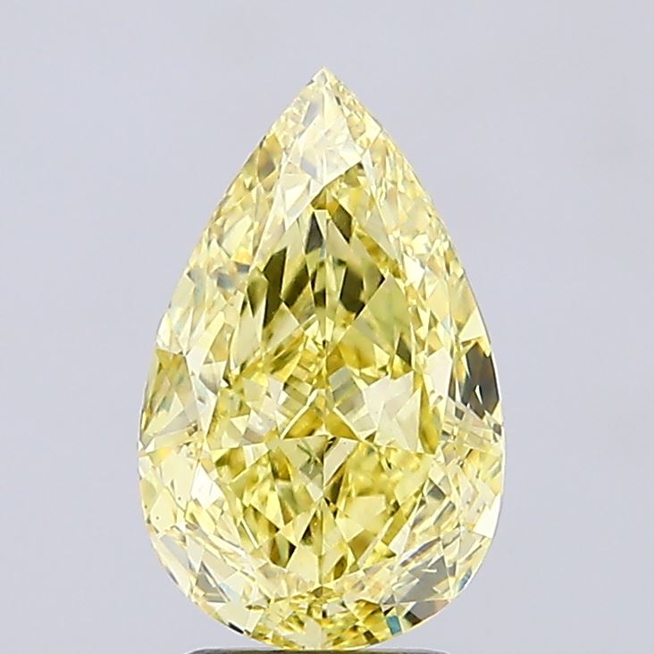 3.01 Carat Pear Shaped, Ideal Cut, VS2 Clarity, IGI Certified Lab Grown Diamond