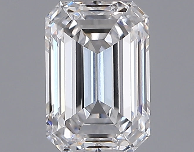 1.04 Carat Emerald Shaped, Ideal Cut, D Color, VVS1 Clarity, IGI Certified Lab Grown Diamond