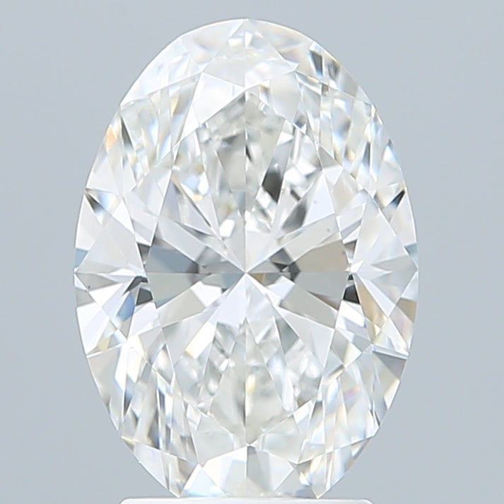 2.95 Carat Oval Shaped, Ideal Cut, E Color, VVS2 Clarity, IGI Certified Lab Grown Diamond