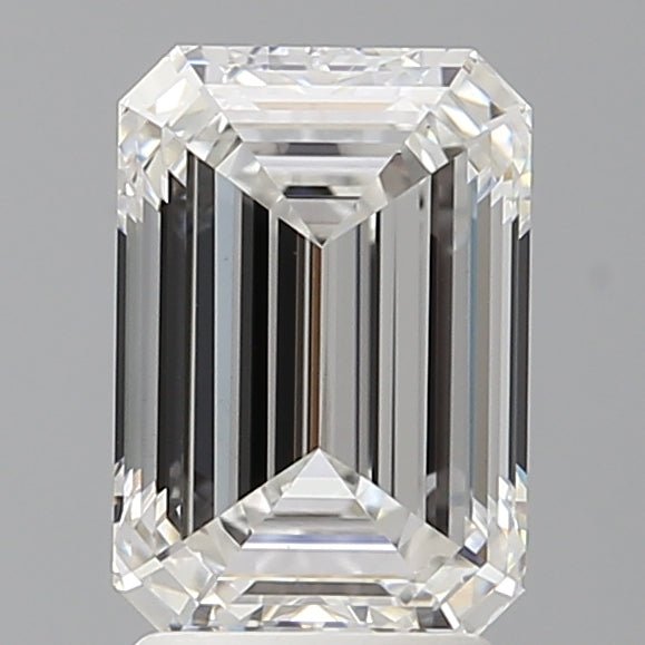 2.56 Carat Emerald Shaped, Ideal Cut, F Color, VS1 Clarity, IGI Certified Lab Grown Diamond