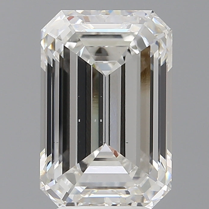 4.57 Carat Emerald Shaped, Ideal Cut, E Color, VS2 Clarity, IGI Certified Lab Grown Diamond