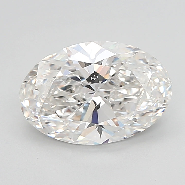 5.02 Carat Oval Shaped, Ideal Cut, E Color, VVS2 Clarity, IGI Certified Lab Grown Diamond