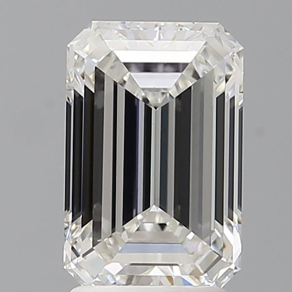 2.58 Carat Emerald Shaped, Ideal Cut, E Color, VS1 Clarity, IGI Certified Lab Grown Diamond