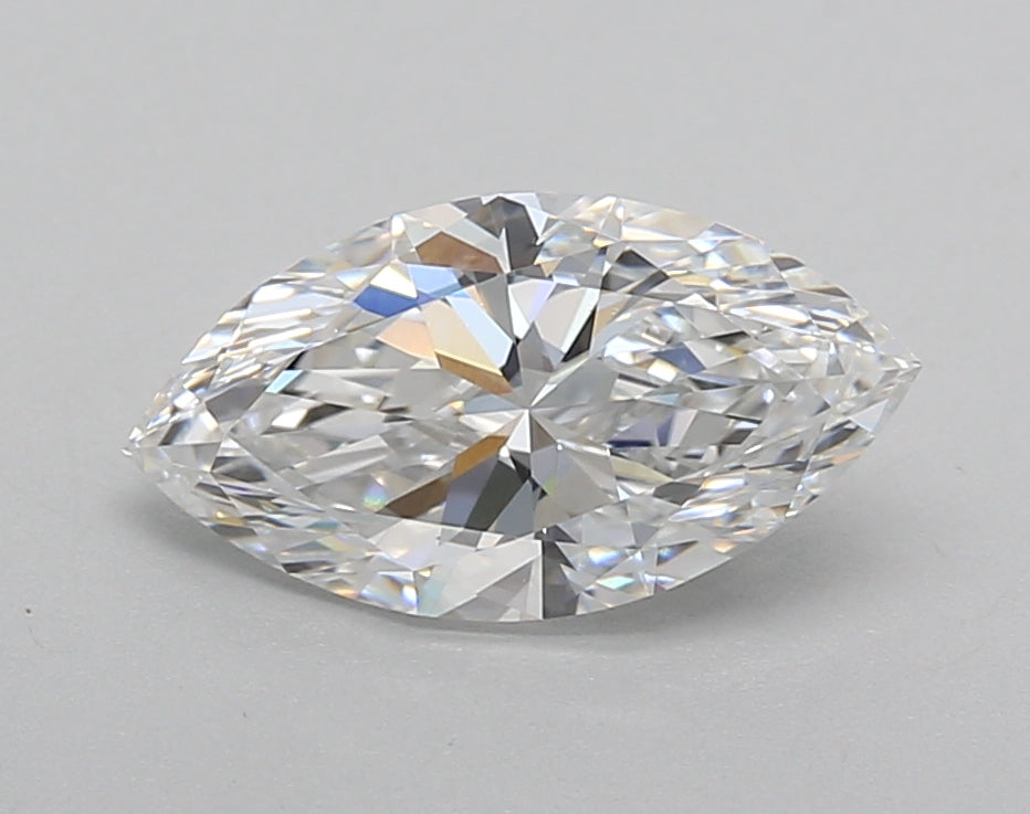 1.51 Carat Marquise Shaped, Excellent Cut, E Color, VVS2 Clarity, IGI Certified Lab Grown Diamond