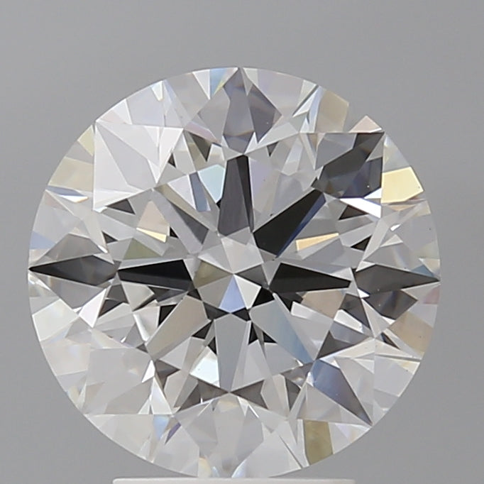 4.05 Carat Round Shaped, Ideal Cut, E Color, VVS2 Clarity, IGI Certified Lab Grown Diamond