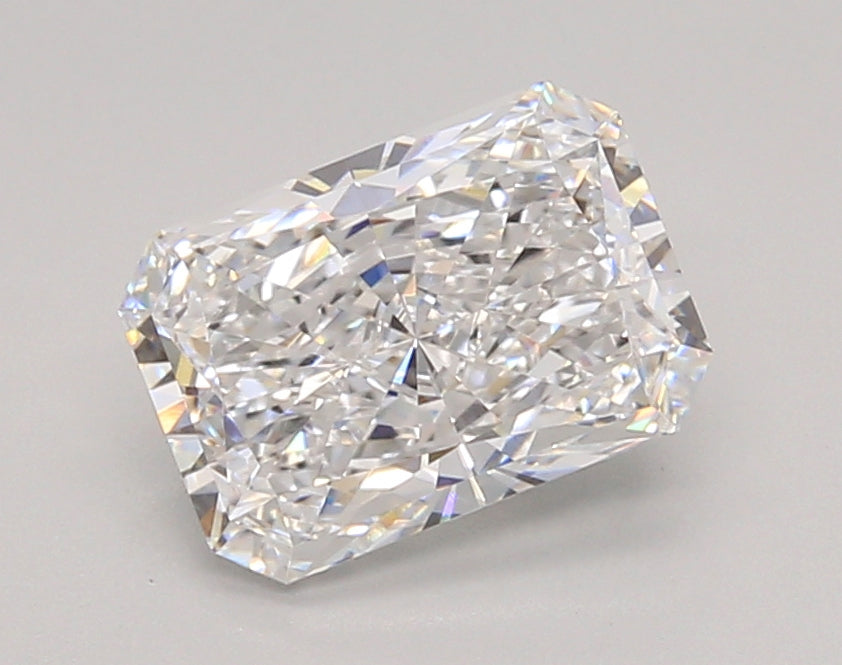 2.04 Carat Radiant Shaped, Ideal Cut, D Color, VVS1 Clarity, IGI Certified Lab Grown Diamond