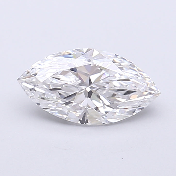 1.00 Carat Marquise Shaped, Very Good Cut, D Color, VVS2 Clarity, IGI Certified Lab Grown Diamond