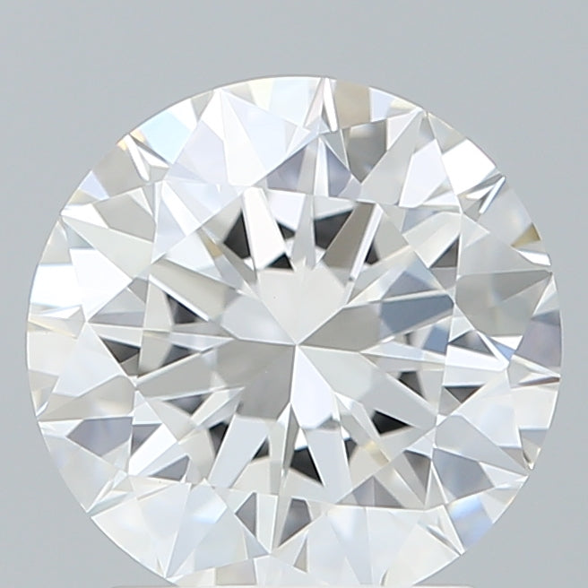 2.19 Carat Round Shaped, Excellent Cut, E Color, VVS2 Clarity, IGI Certified Lab Grown Diamond