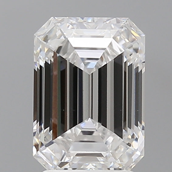 2.50 Carat Emerald Shaped, Ideal Cut, D Color, VS1 Clarity, IGI Certified Lab Grown Diamond