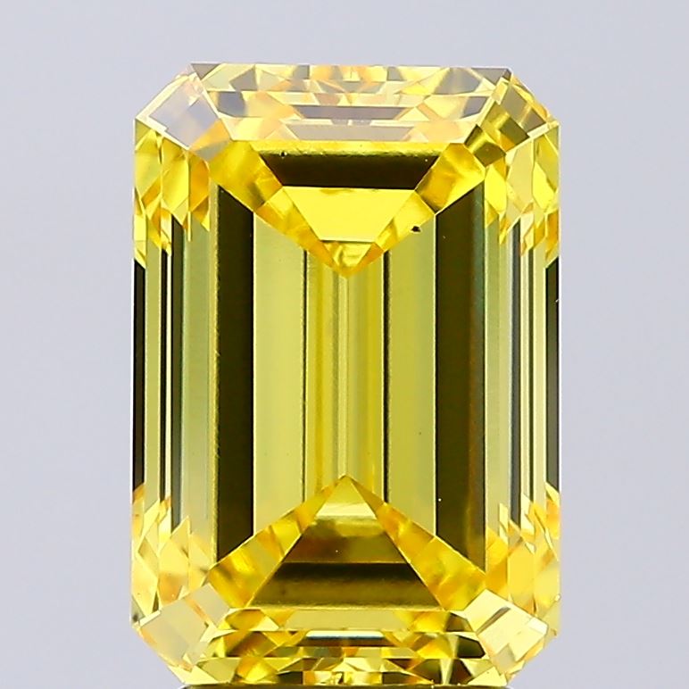 4.03 Carat Emerald Shaped, Excellent Cut, VS2 Clarity, IGI Certified Lab Grown Diamond