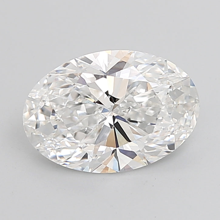 4.01 Carat Oval Shaped, Ideal Cut, E Color, VVS2 Clarity, IGI Certified Lab Grown Diamond