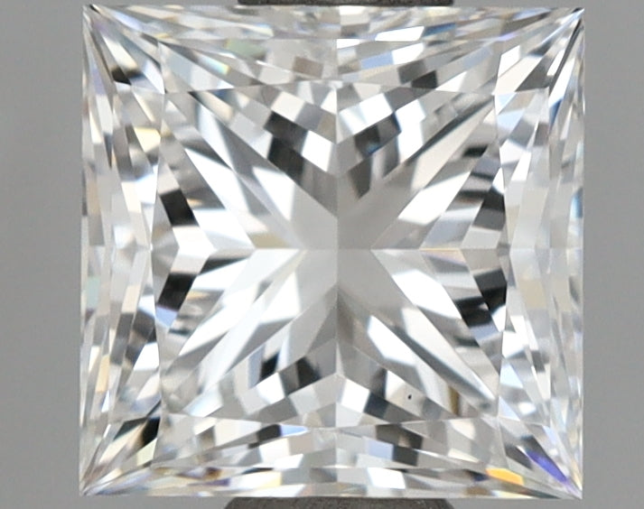 1.41 Carat Princess Shaped, Ideal Cut, E Color, VS1 Clarity, IGI Certified Lab Grown Diamond