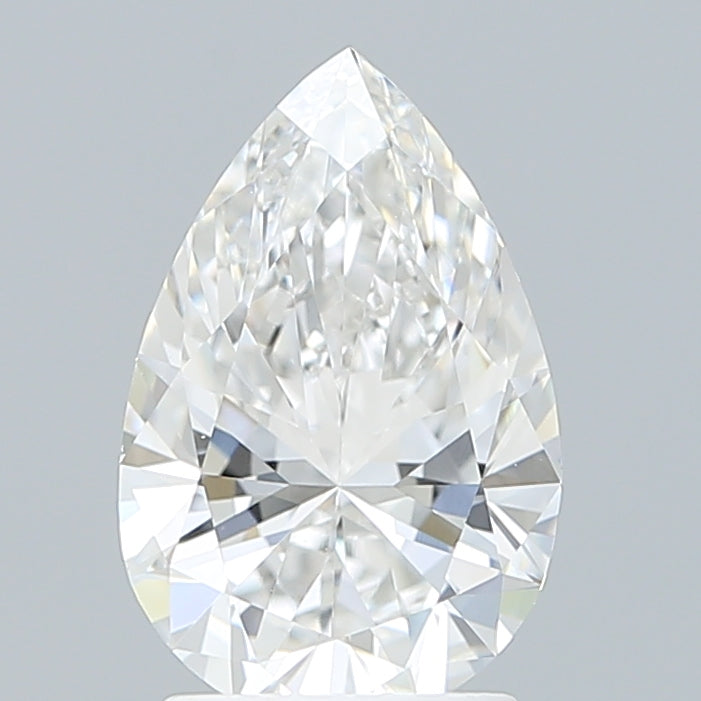 2.04 Carat Pear Shaped, Ideal Cut, E Color, VVS1 Clarity, IGI Certified Lab Grown Diamond