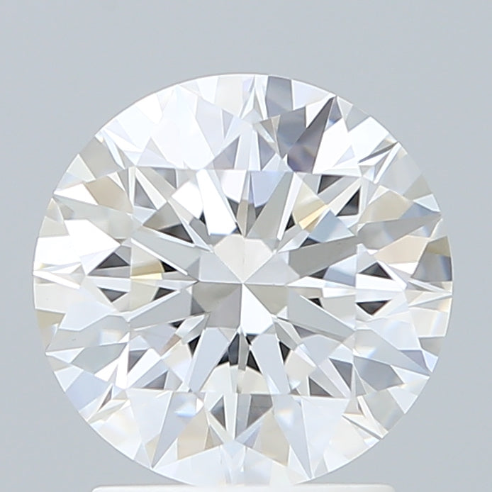 2.10 Carat Round Shaped, Ideal Cut, E Color, VVS1 Clarity, IGI Certified Lab Grown Diamond