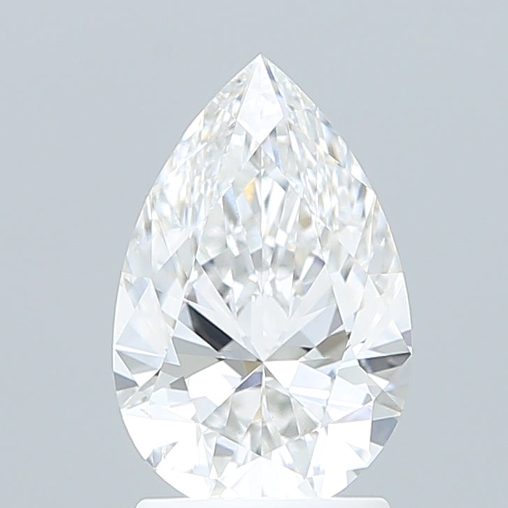 1.90 Carat Pear Shaped, Ideal Cut, E Color, VVS2 Clarity, IGI Certified Lab Grown Diamond