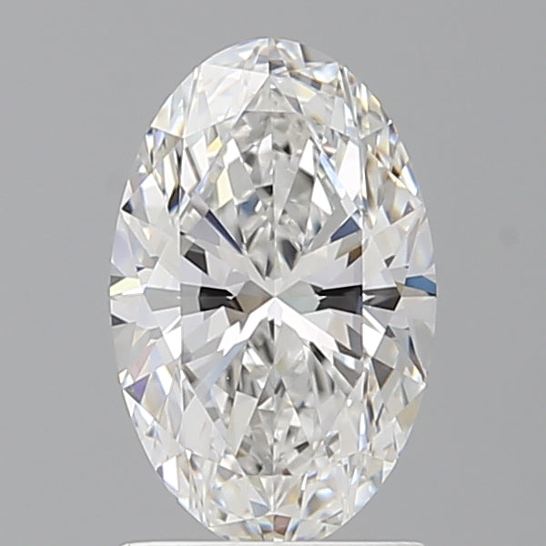 1.60 Carat Oval Shaped, Excellent Cut, E Color, VVS2 Clarity, IGI Certified Lab Grown Diamond