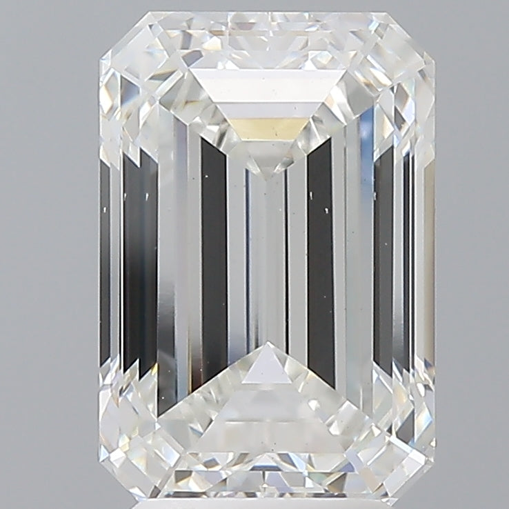 4.05 Carat Emerald Shaped, Ideal Cut, F Color, VS1 Clarity, IGI Certified Lab Grown Diamond