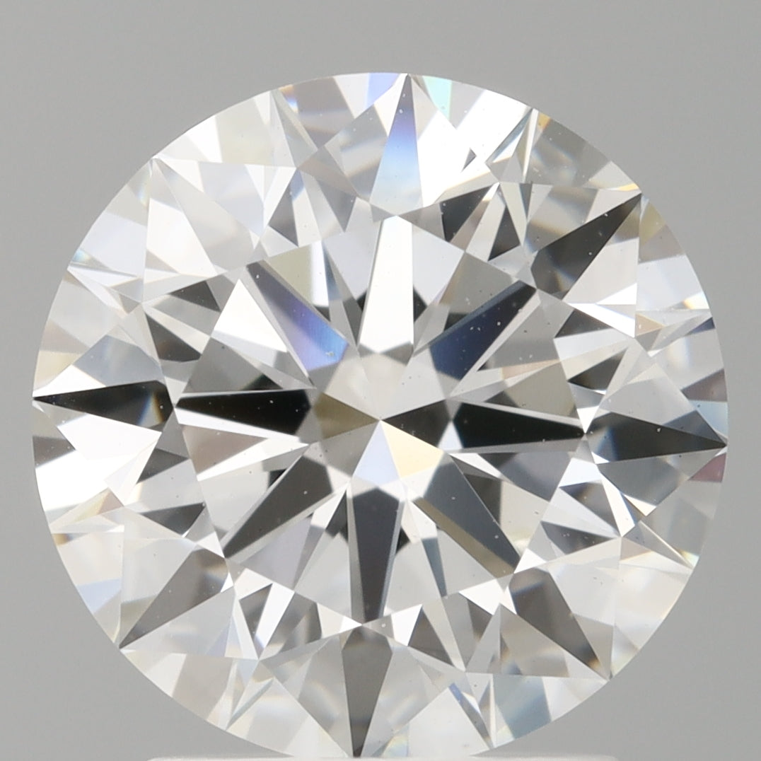 2.53 Carat Round Shaped, Ideal Cut, E Color, VVS2 Clarity, IGI Certified Lab Grown Diamond