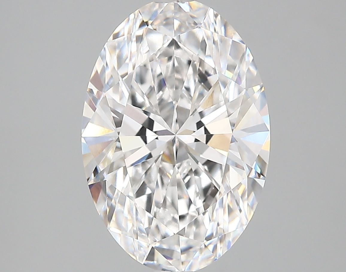 4.22 Carat Oval Shaped, Very Good Cut, D Color, VVS1 Clarity, IGI Certified Lab Grown Diamond