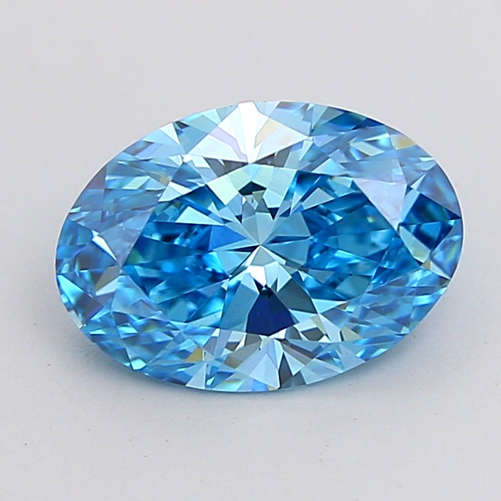 2.01 Carat Oval Shaped, Ideal Cut, VVS2 Clarity, IGI Certified Lab Grown Diamond