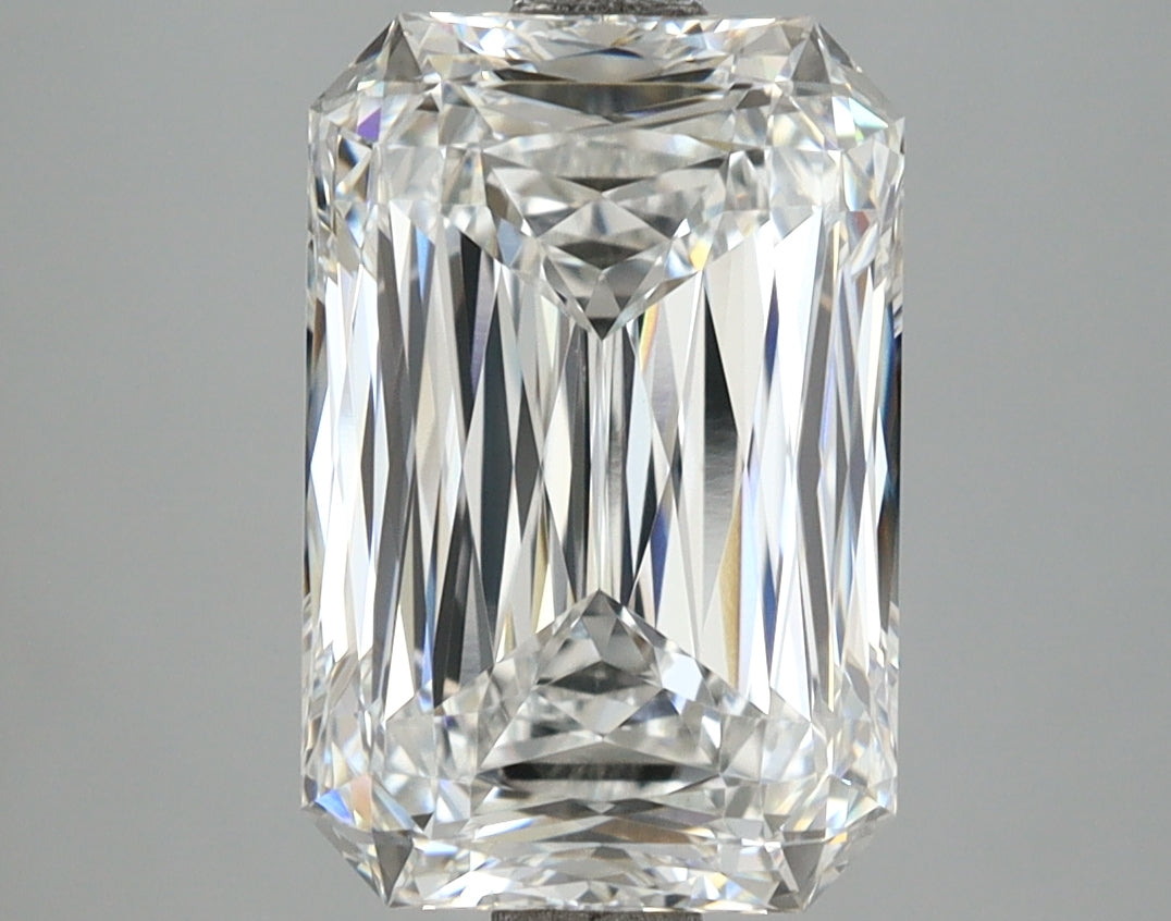 3.90 Carat Radiant Shaped, Ideal Cut, E Color, VVS2 Clarity, IGI Certified Lab Grown Diamond