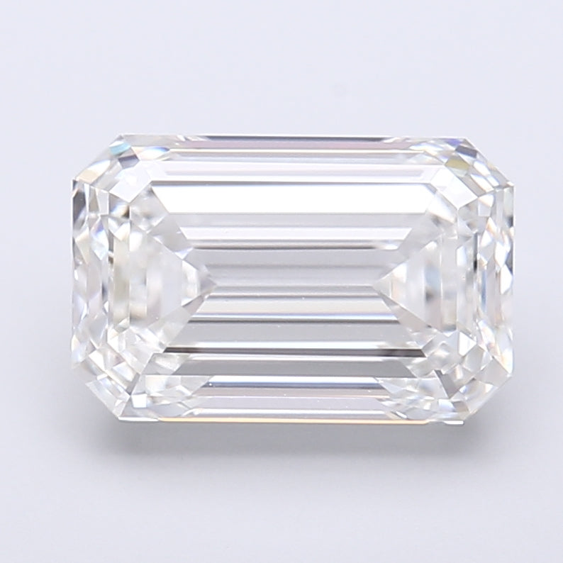 4.10 Carat Emerald Shaped, Very Good Cut, E Color, VS1 Clarity, IGI Certified Lab Grown Diamond