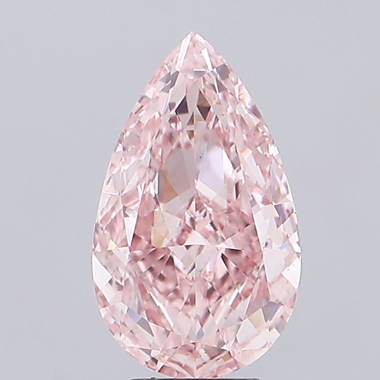 5.28 Carat Pear Shaped, Ideal Cut, VS1 Clarity, IGI Certified Lab Grown Diamond