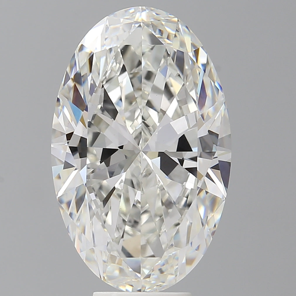 8.01 Carat Oval Shaped, Ideal Cut, F Color, VVS2 Clarity, IGI Certified Lab Grown Diamond