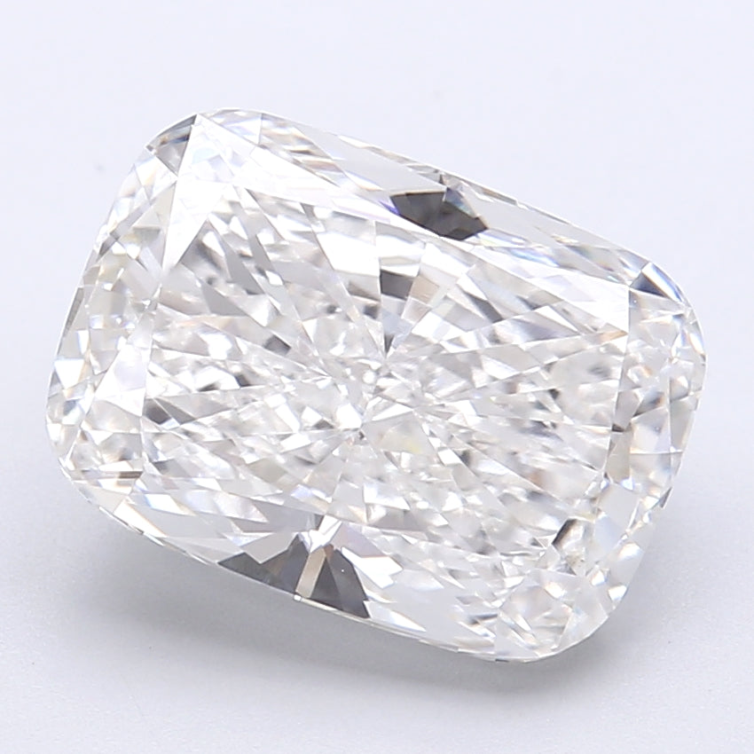 5.50 Carat Cushion Shaped, Very Good Cut, F Color, VVS2 Clarity, IGI Certified Lab Grown Diamond