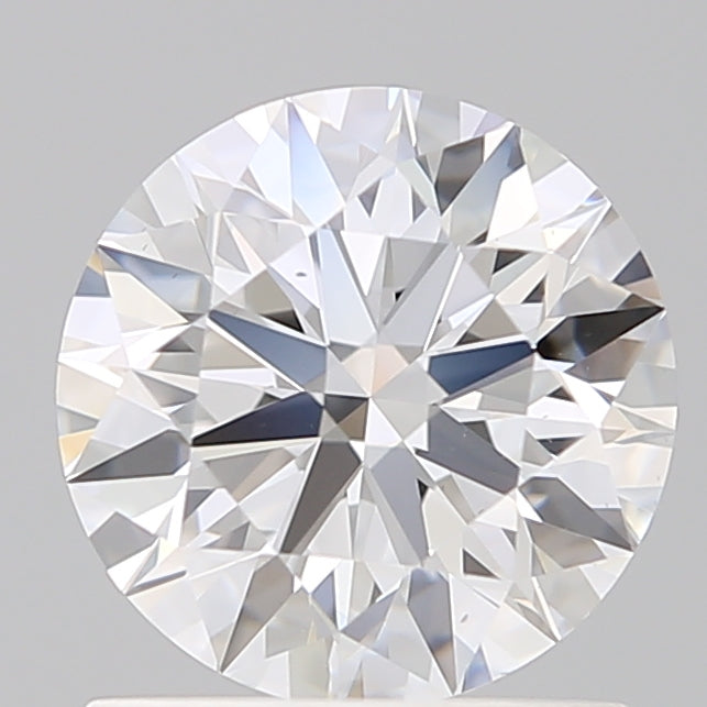 1.23 Carat Round Shaped, Ideal Cut, D Color, VS2 Clarity, IGI Certified Lab Grown Diamond