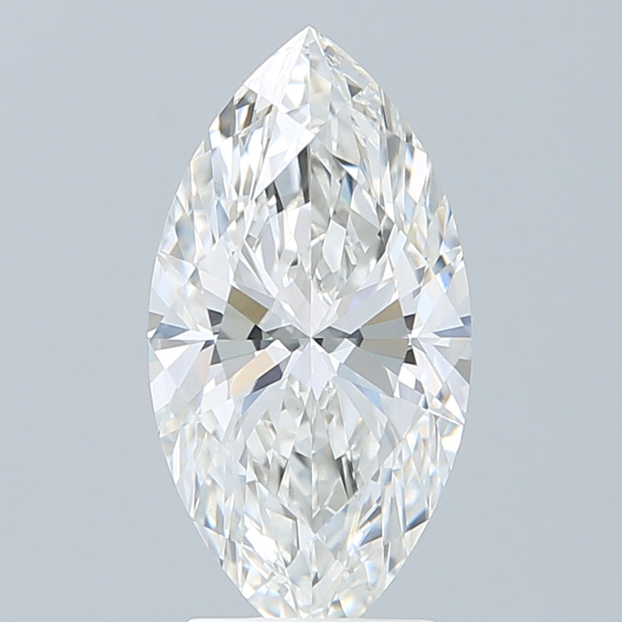 2.92 Carat Marquise Shaped, Ideal Cut, F Color, VVS2 Clarity, IGI Certified Lab Grown Diamond