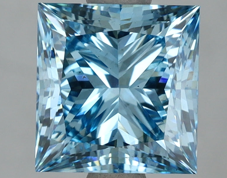 3.08 Carat Princess Shaped, Excellent Cut, VS2 Clarity, IGI Certified Lab Grown Diamond