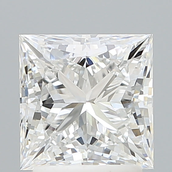 2.29 Carat Princess Shaped, Ideal Cut, E Color, VVS2 Clarity, IGI Certified Lab Grown Diamond
